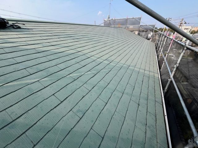 加古川市の色褪せた屋根